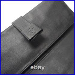 Vacheron Constantin Watch Travel Soft Case Pouch 10 x 4 Black Leather