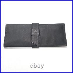 Vacheron Constantin Watch Travel Soft Case Pouch 10 x 4 Black Leather