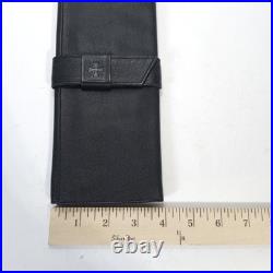 Vacheron Constantin Watch Travel Soft Case Pouch 10 x 4 Black Leather