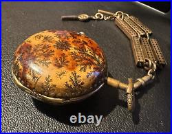 Verge Fusee Pair Case Pocket Watch late 1700s