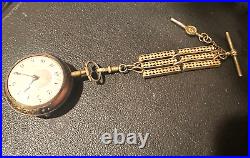 Verge Fusee Pair Case Pocket Watch late 1700s