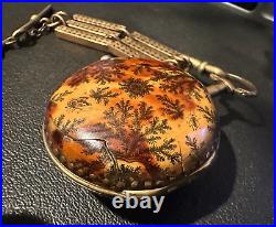 Verge Fusee Pair Case Pocket Watch late 1700s