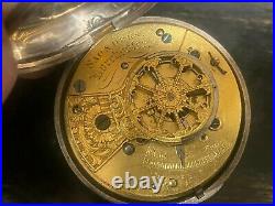 Verge Fusee Pair Case Silver Pocket Watch