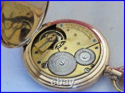 Very Fine Antique 1893 Waltham Model 1888 Hunter Case Pocket Watch