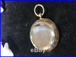 Very Fine & Heavy 18ct Gold English Freesprung Hunting Cased Pocket Watch