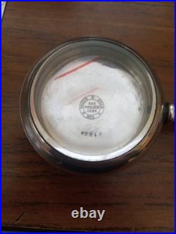 Very Heavy SILVER (117 Grams), (4 ounces) Solid Coin Faheys Pocket Watch Case