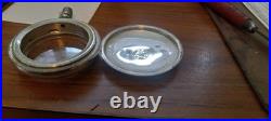 Very Heavy SILVER (117 Grams), (4 ounces) Solid Coin Faheys Pocket Watch Case