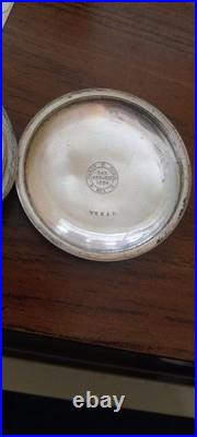 Very Heavy SILVER (117 Grams), (4 ounces) Solid Coin Faheys Pocket Watch Case