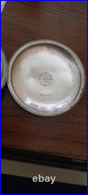Very Heavy SILVER (117 Grams), (4 ounces) Solid Coin Faheys Pocket Watch Case