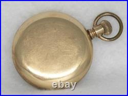 Very Rare 16s Hamilton 976 First Run Pocketwatch, 16 Jewel, 14k Gf Case, Running
