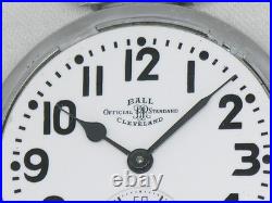Very Rare Ball Hamilton Signed 999b, Salesman's Case, Railroad Watch, Running