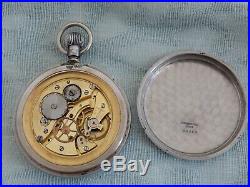 Very large HS3 Royal Navy Deck watch, steel screw back & front case, unissued