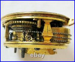 Very nice Silver pair cased verge fusee Pocket Watch J. Wilson London ca 1700