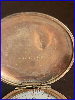 Vintage 0 Size Elgin Pocket Watch, Gr. 320, Diamond On Case, Keeping Time Year 1912