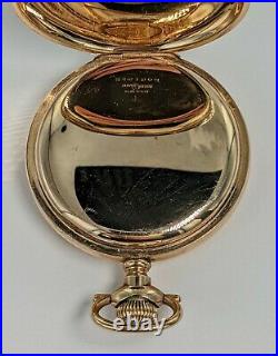 Vintage 14 KT Gold Filled Elgin National Watch Co. Hunter Case 49MM 199950R