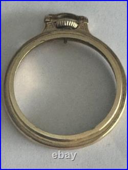 Vintage 16 Size Hamilton B. O. C Model 2 Pocket Watch Case Base No Lids 10ky G. F