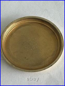 Vintage 16 Size Hamilton Model 17 Pocket Watch Case Back Good Threads 10k G. F