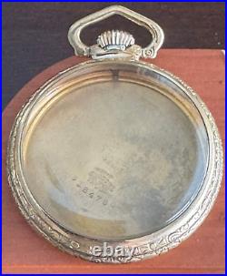 Vintage 16 Size Illinois 25 Year Yellow Gold Filled Pocket Watch Case Lever Set
