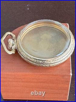 Vintage 16 Size Illinois 25 Year Yellow Gold Filled Pocket Watch Case Lever Set