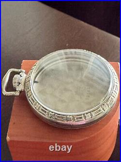Vintage 16 Size Illinois Watch Co. Pocket Watch Case Lever & Pendant Set