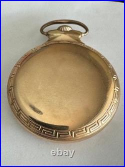 Vintage 16 Size Nawco Security Railroad Model Pocket Watch Case 10k Yellow G. F