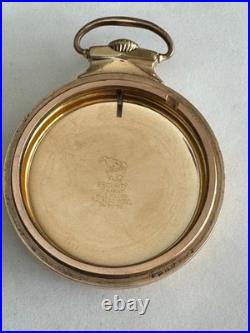 Vintage 16 Size Nawco Security Railroad Model Pocket Watch Case 10k Yellow G. F