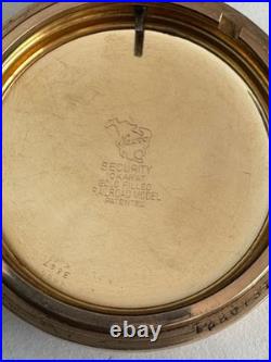 Vintage 16 Size Nawco Security Railroad Model Pocket Watch Case 10k Yellow G. F