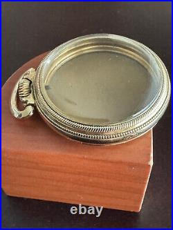 Vintage 16 Size Waltham Vanguard Pocket Watch Case Left Side Lever For M# 1908