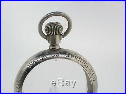 Vintage 16 size Salesman Sample Pocket watch case Illinois Watch Co. Springfield