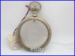 Vintage 16 size Salesman Sample Pocket watch case tagged South Bend used # 6