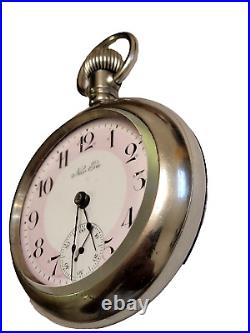 Vintage 1879-1884 Pocket Watch New Era USA Size 18s withEmbossed Case