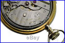 Vintage 1890' Tiffany & Co. 18k Minute Repeater Open Case Pocket Watch