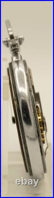 Vintage 1897 Waltham Sterling 18s 7J Pocket Watch Fancy Case Running