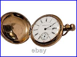 Vintage 1898 6 Size Ladies Hampden Hunting Pocket Watch
