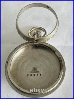 Vintage 18 Size Amerian Waltham Swingout Pocket Watch Case Pendant & Lever Set