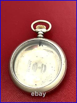 Vintage 18 Size Ball Model Jeweler Loaner Silveroid Pocket Watch Case
