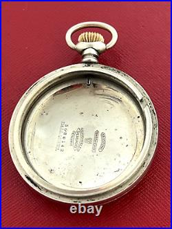 Vintage 18 Size Ball Model Jeweler Loaner Silveroid Pocket Watch Case