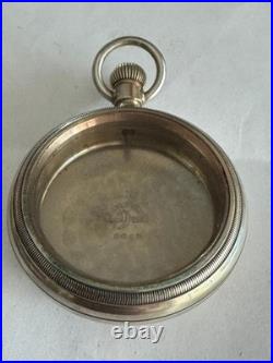 Vintage 18 Size Crescent Swing Out Style Pocket Watch Case Pendant & Lever Set