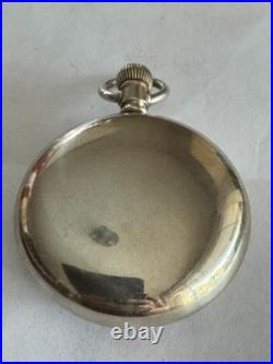 Vintage 18 Size Crescent Swing Out Style Pocket Watch Case Pendant & Lever Set