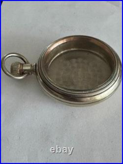 Vintage 18 Size Crescent Swing Out Style Pocket Watch Case Pendant & Lever Set