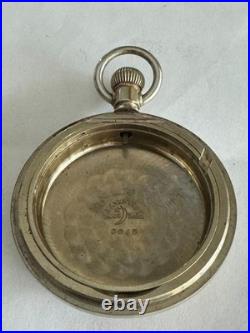 Vintage 18 Size Crescent Swing Out Style Pocket Watch Case Pendant & Lever Set