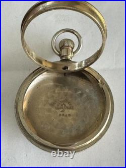 Vintage 18 Size Crescent Swing Out Style Pocket Watch Case Pendant & Lever Set