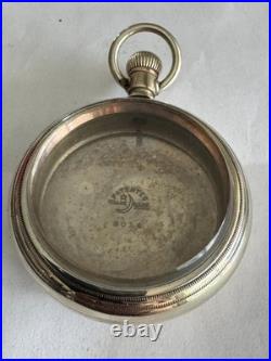 Vintage 18 Size Crescent Swingout Style Pocket Watch Case Pendant & Lever Set