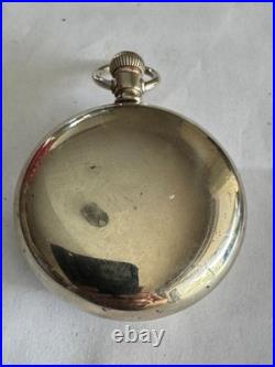 Vintage 18 Size Crescent Swingout Style Pocket Watch Case Pendant & Lever Set
