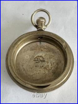 Vintage 18 Size Crescent Swingout Style Pocket Watch Case Pendant & Lever Set