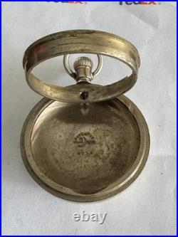 Vintage 18 Size Crescent Swingout Style Pocket Watch Case Pendant & Lever Set