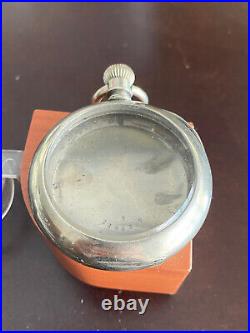 Vintage 18 Size Dueber Pocket Watch Case Only, Clam Shell, Lever Set Only