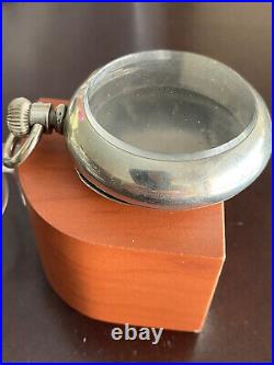 Vintage 18 Size Dueber Pocket Watch Case Only, Clam Shell, Lever Set Only