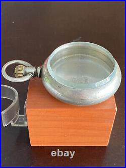 Vintage 18 Size Fahy's No. 1 Pocket Watch Case, Coin Silver 3oz. Lever Set Only