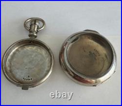 Vintage 18 Size Fahy's Pair Case Pocket Watch Case Pendant & Lever Set